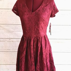 Sequin Hearts Short Sleeve Dress